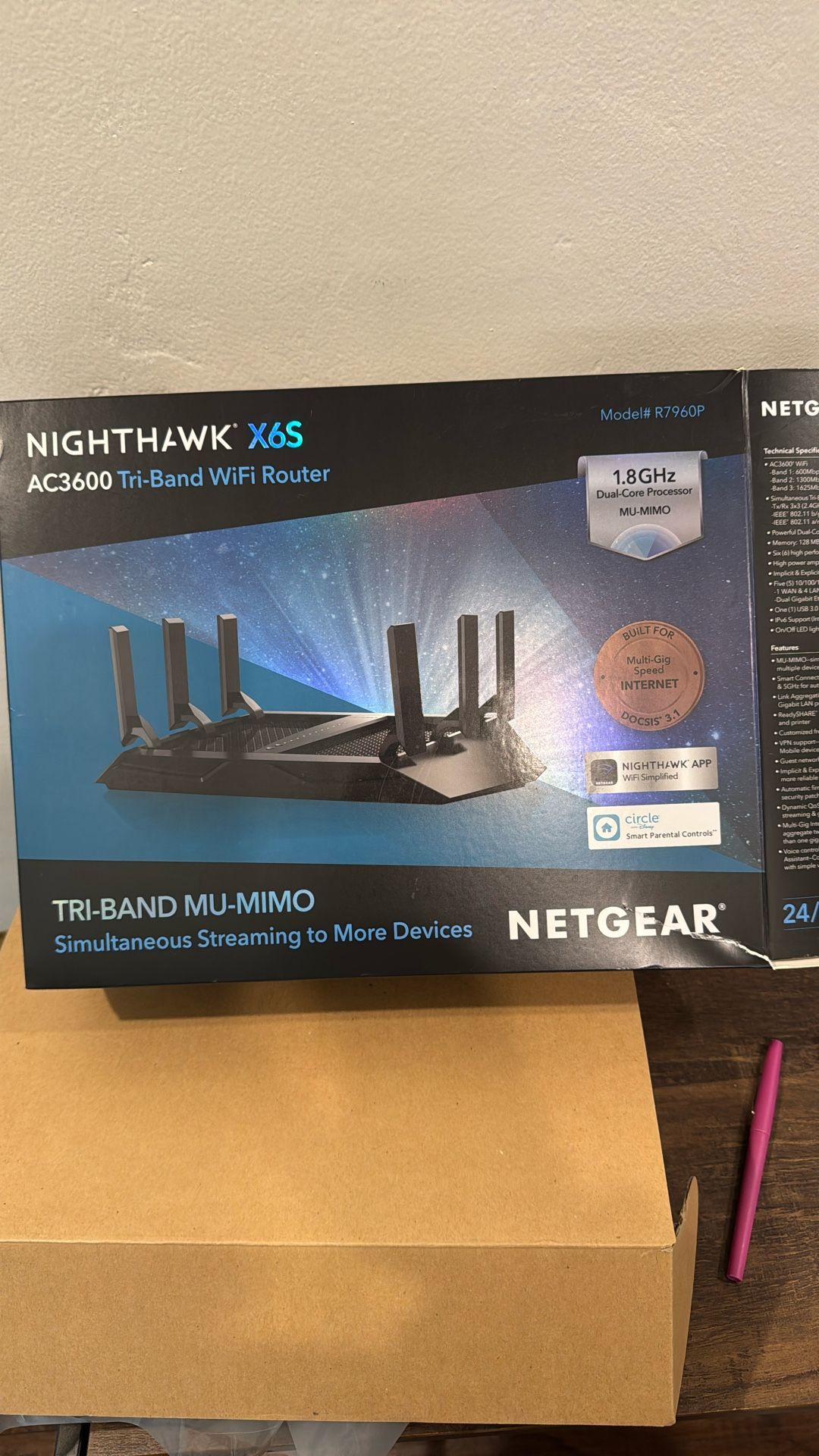Netgear Nighthawk X6S Tri-Band WiFi Router