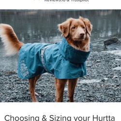 NEW LARGE dog Rain Hiking Jacket Dog Clothes Outdoors