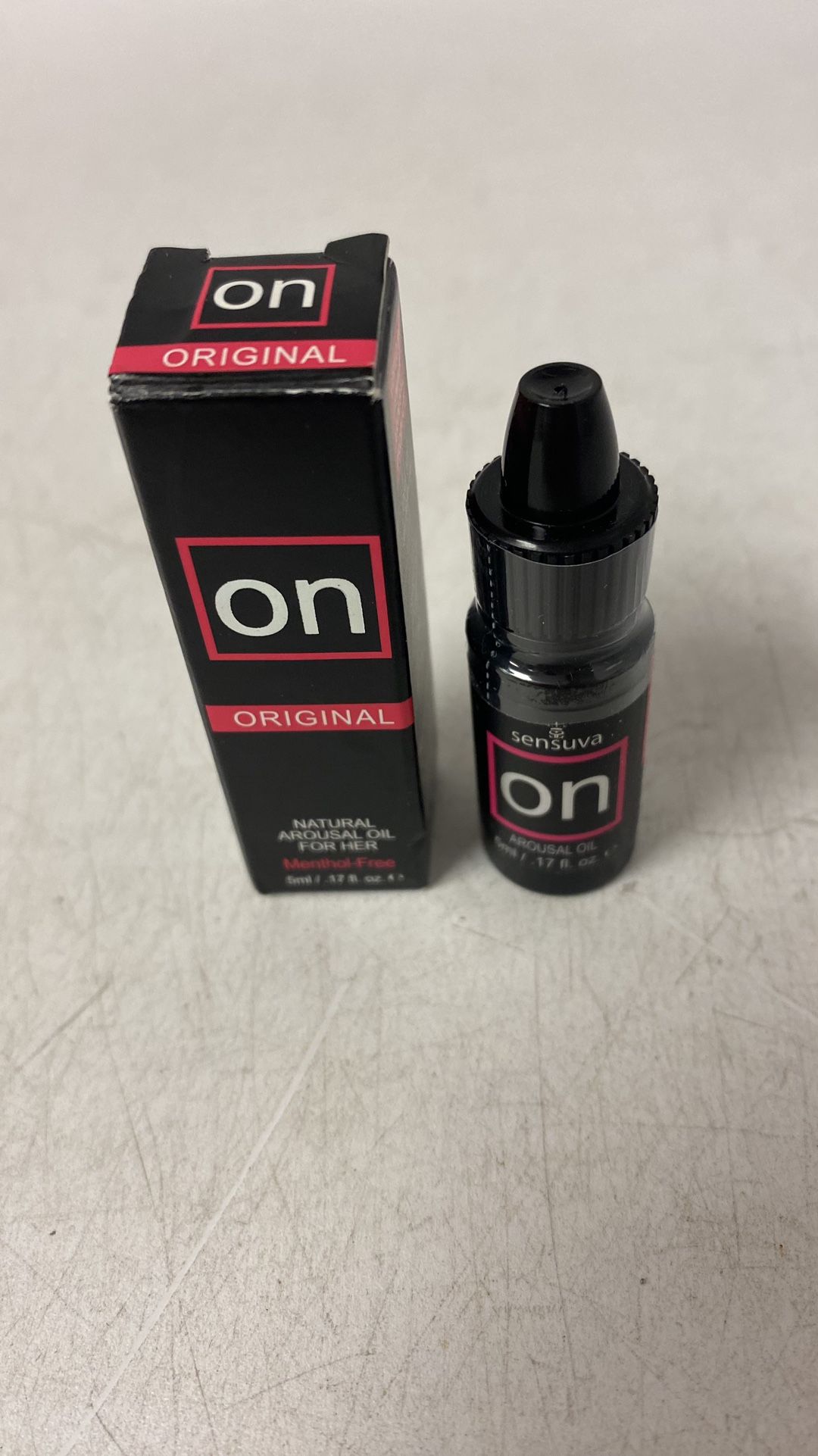sensuva On Natural Arousal Oil - 0.17 oz, open box