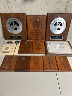 Collection of Ford Achievement Awards