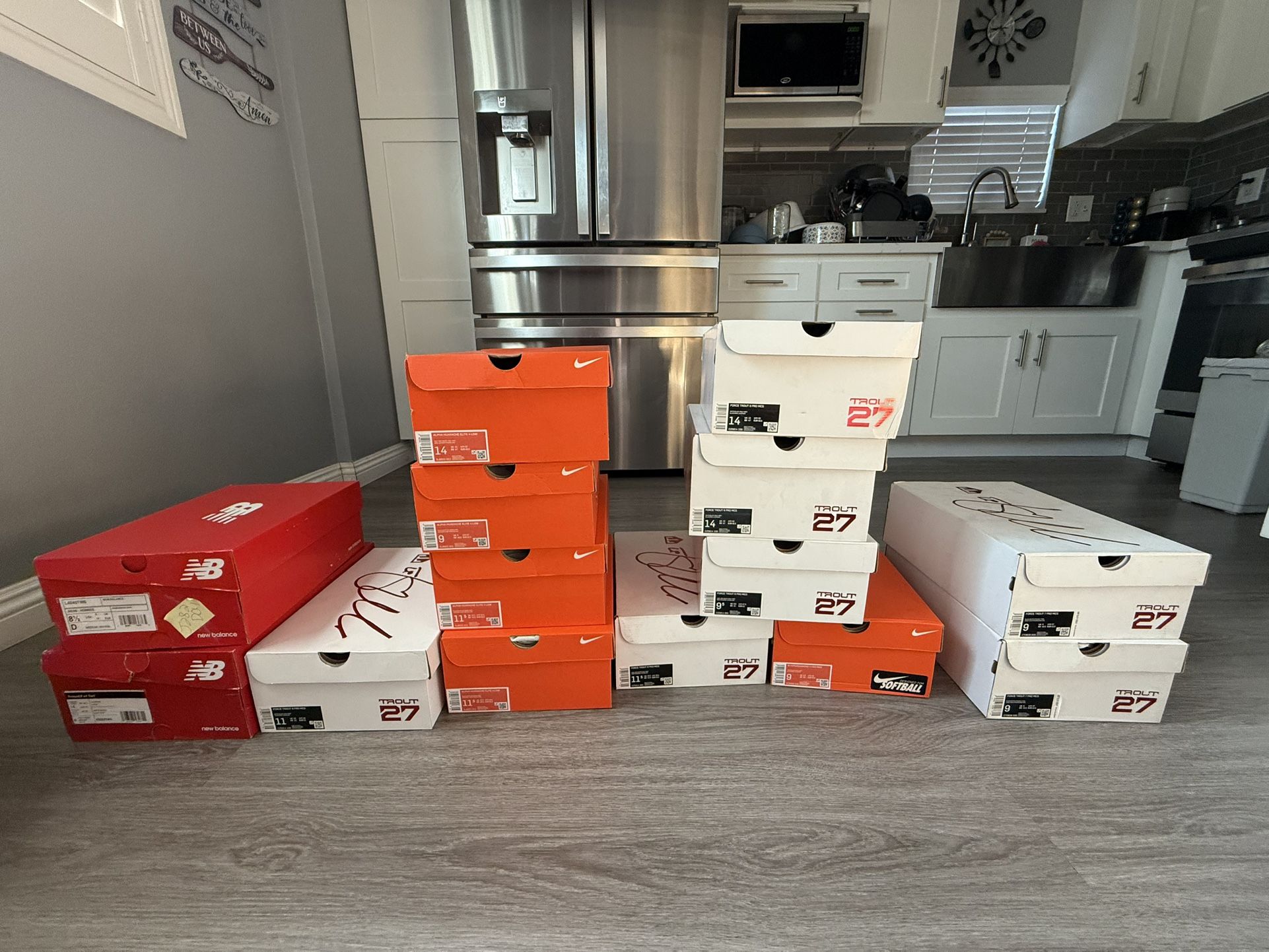 Nike Baseball Cleats Metal And Plastic