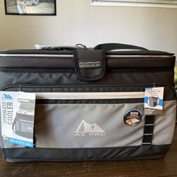 AZ Pro 48 Can SuperFoam Zipperless Flip Open Cooler With Shoulder Strap