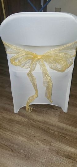 Gold ribbons
