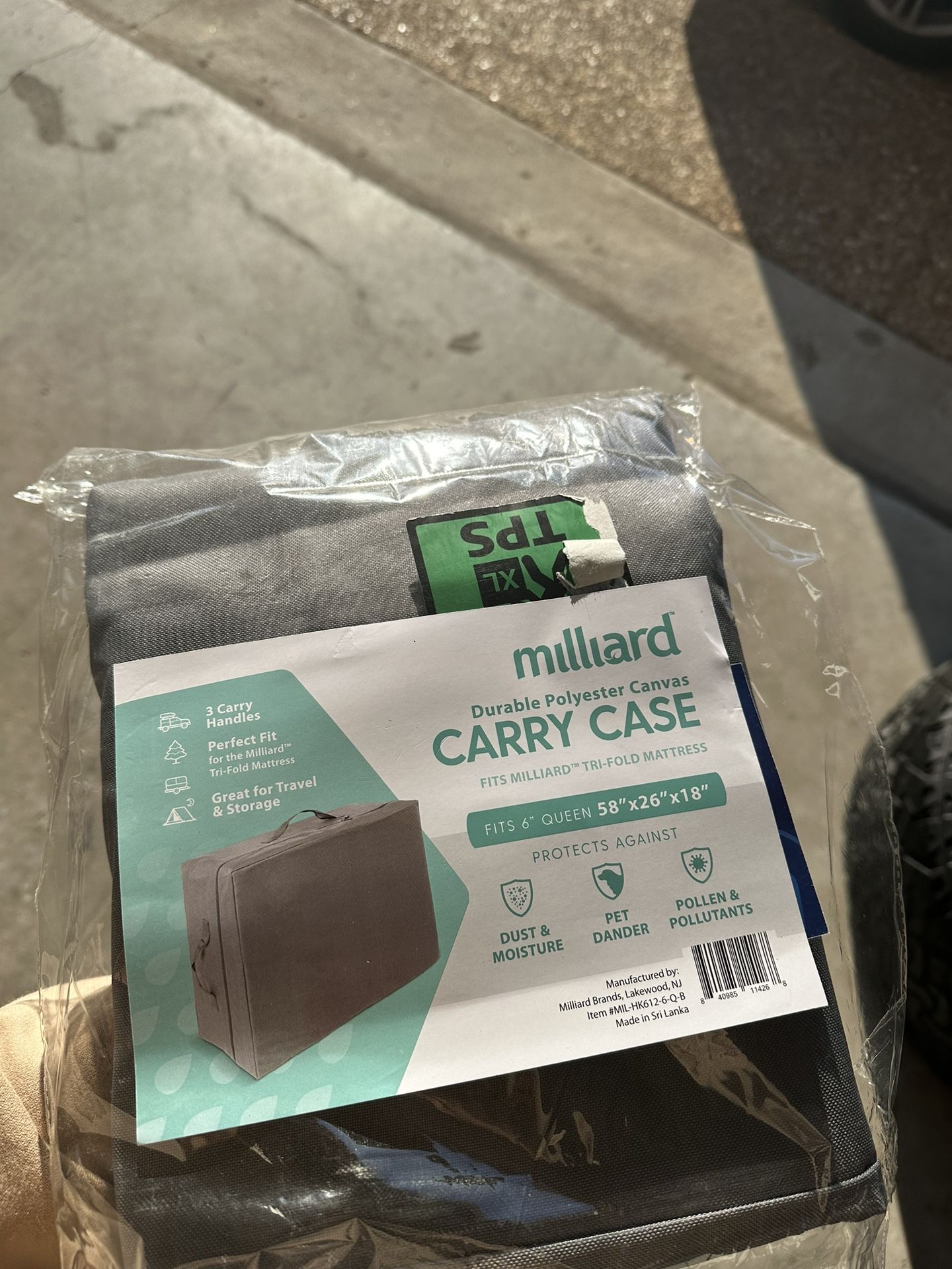 milliard Durable Polyester Canvas CARRY CASE