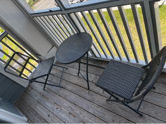 3-Piece Outdoor Patio Set – 2 Chairs + Table