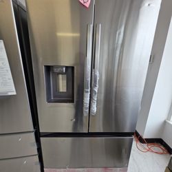 Samsung Stainless Steel French Door Refrigerator New Scratch And Dent With 6month's Warranty 