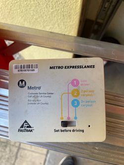 Fastrak metro express lanes sensor
