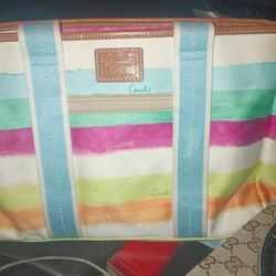 Colorful Authentic Coach Bag