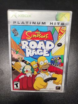The Simpsons: Road Rage [Platinum Hits] - Original Xbox - Complete - CIB Tested