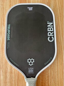 CRBN Trufoam Genesis 1 Long Handle Pickleball Paddle  with Cover