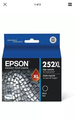 Epson T252XL120 DURABrite Ultra Black High Capacity Cartridge Ink EXP. 04/2022