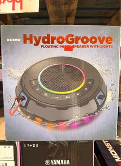 ION HydroGroove Floating Party Speaker with Lights Brand New in Box