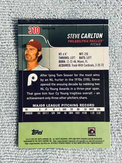 Steve Carlton Philadelphia Phillies 2022 Topps Stadium Club Chrome  Refractor! for Sale in Federal Way, WA - OfferUp