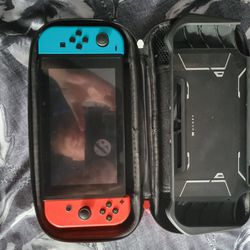 Switch With Case And Games 