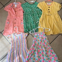 Little Girl Clothes Size 3t Summer Dress Bundle (5pcs)