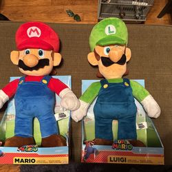 Mario And Luigi Plushies