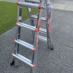 Little Giant 17 Megalite Multi Use Ladder Brand New