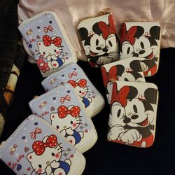 Wallets Hello Kitty & Minnie Mouse