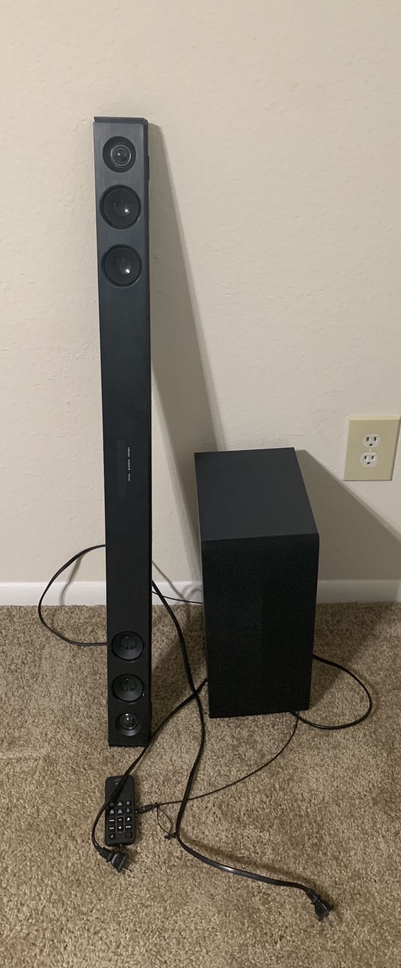 Lg sk3d 2.1ch 300W soundbar with wireless subwoofer