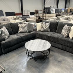 Giant Sofa / Loveseat Set! On Sale Now 