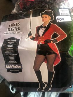 Circus Master Halloween Costume Adult Medium