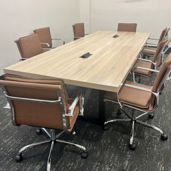 Conference Table With 8-chairs 