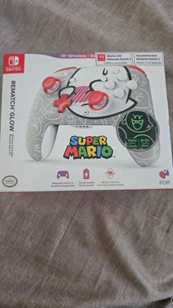 PDP Rematch Glow Super Mario Nintendo Switch Controller
