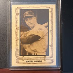 Mickey Mantle 1980 Baseball Legends Card