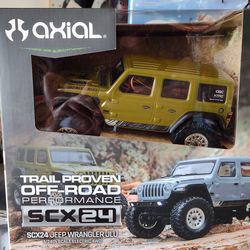 March madness special deal on scx24 Jeep Rubicon RC electrical crawler $100 plus tax cash only special deal