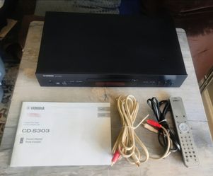 Yamaha CD-S303 Player USB Pure Direct Remote Control w/ Manual