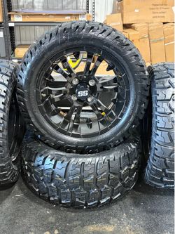 22” Golf Cart All Terrains on 14”SS wheels