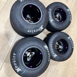 Swift Beadlock wheels with 1 race old Hoosier R70’s