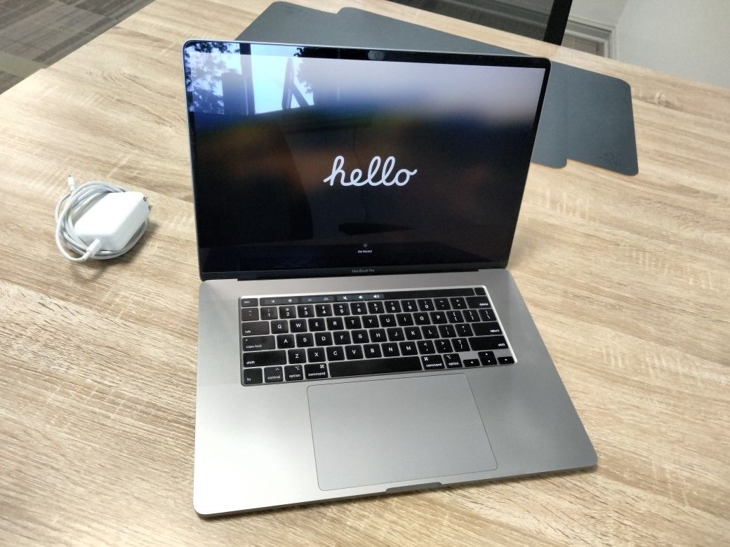 2019 MacBook Pro 16” Laptop with Touch Bar, Camera Cover - Space Gray - Used