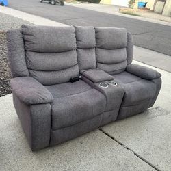 Granada Grey Sofa Couch Recliner 