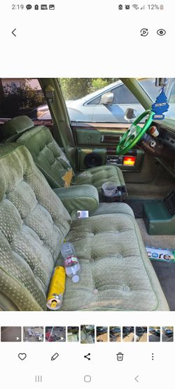 1980 Oldsmobile 98 Front and Rear Seats 