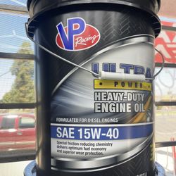 $55each. Aceite. 15w40. VP. RACING 