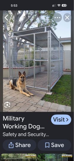 Dog run heavy duty
