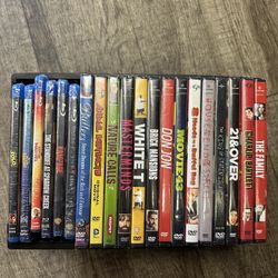 20 New Sealed DVDs Blu Ray An DVD 