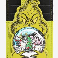 Dr. Seuss Grinch Snowglobe Cardholder 