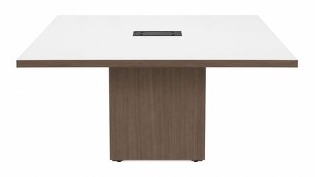 42" Square Modular Conference Table with Cube Base – From $399 📦 Florida
