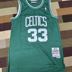 Larry Bird Boston Celtics Green Basketball Jersey