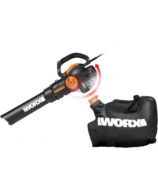 WORX 12 Amp Trivac 3-in-1 Electric Leaf Blower/Mulcher/Yard Vacuum - WG512
