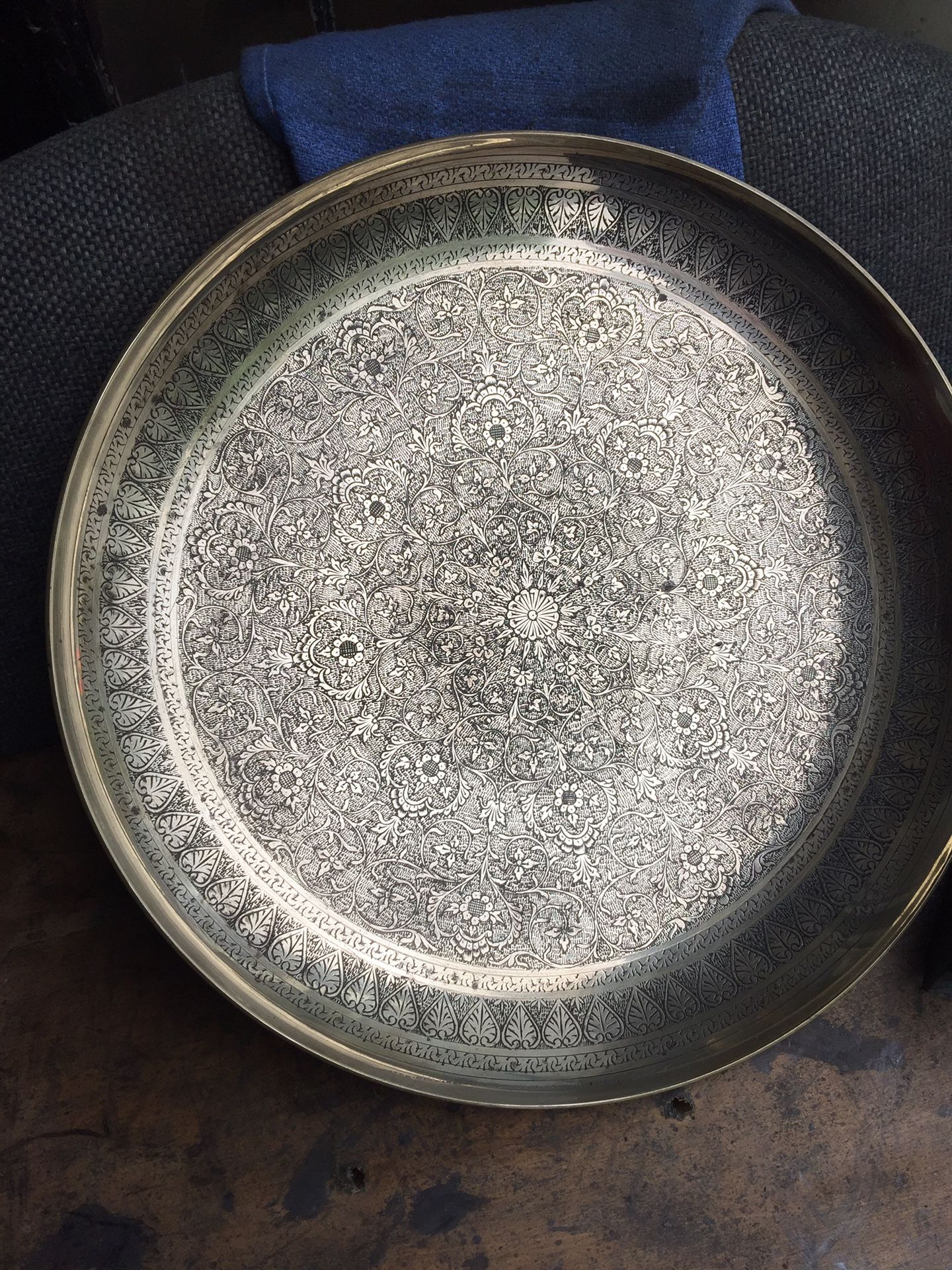 Embellished Brass Plates