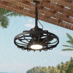 ❤️🔥 #R4 20" Outdoor Ceiling Fan with Light