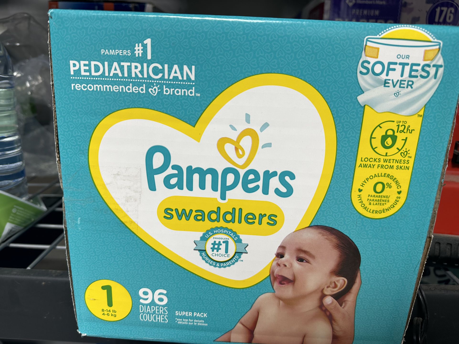 Pampers swaddlers Size 1 