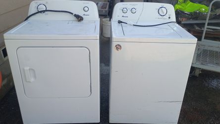 Amana Washer And Dryer Set For Sale