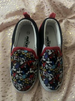 Mickey and Friends Slip Ons 