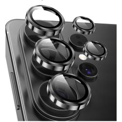 Camera Lens Protector for Samsung Galaxy S26 Ultra, [5X Stronger] Individual Metal Ring Tempered Glass Camera Cover for Galaxy S26 Ultra Accesso