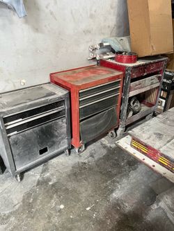 3 tool boxes $70