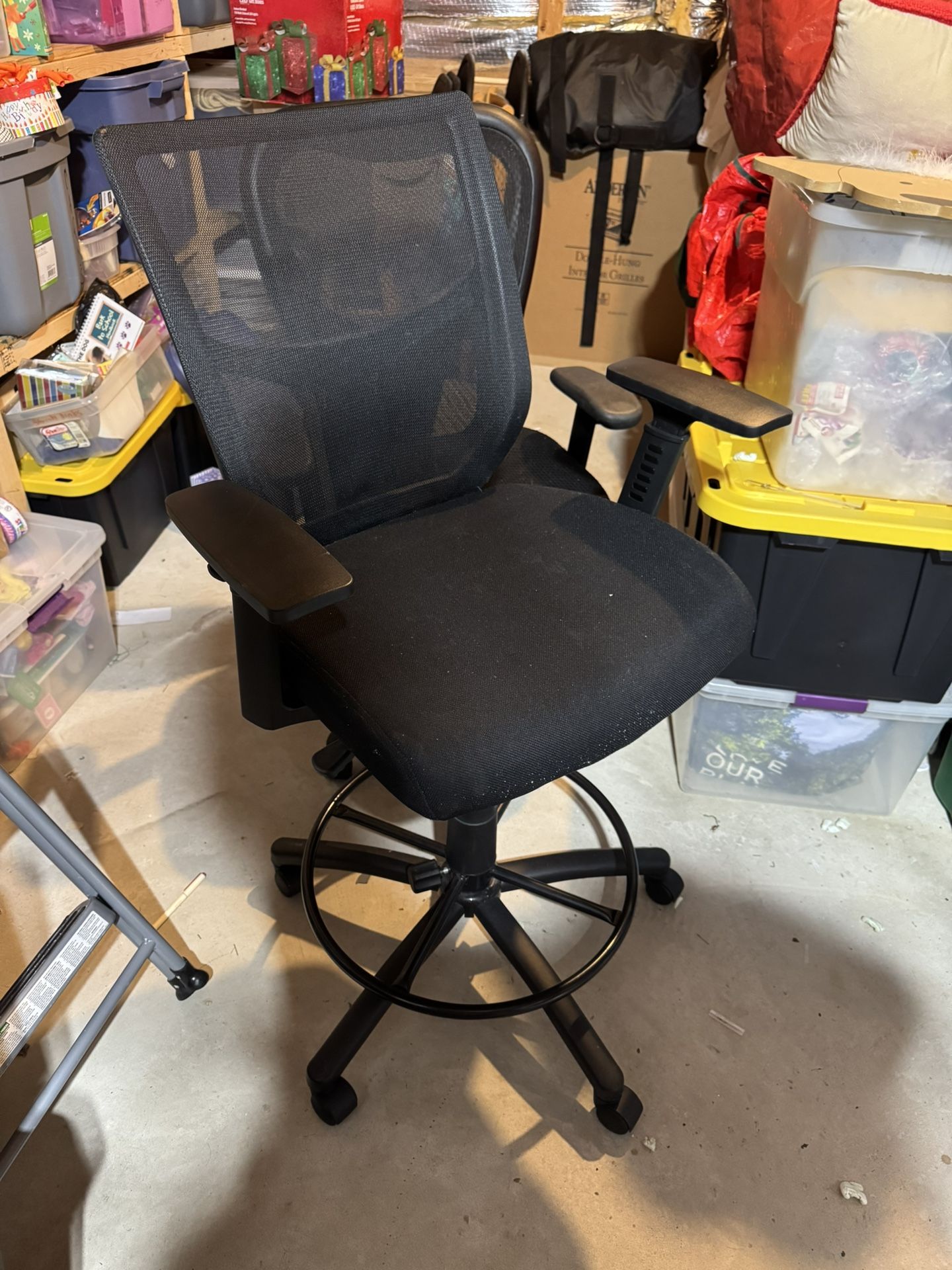 FREE 2 Office Chairs, 1 Regular & 1 Drafting